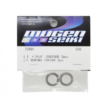 Mugen Seiki Bearing Set 10x15x4 Low Friction