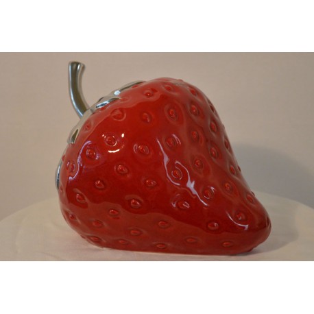 Keramik Erdbeere groß