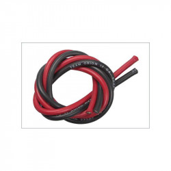 TEAM ORION Silicone Wire 10AWG black/red (1m)