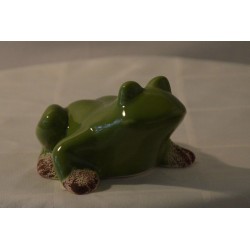 Keramik-Frosch glänzend groß