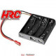 HRC Racing Batteriehalterung AA 4 Zellen Flach mit BEC Stecker