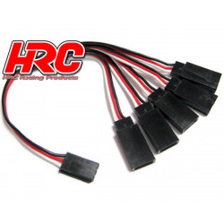 HRC Racing Kabel Y 1 zu 5 26 Gauge Kabel LED UNI FUT und JR typ