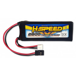 H-SPEED LiPo Empfänger Akku 2800mAh 7.4V