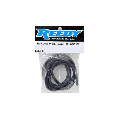 Reedy SILICONE WIRE 12AWG-BLK