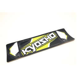 Kyosho IFD100-YW Dekorbogen für Heckspoiler 1:8 Inferno MP10 - Gelb 
