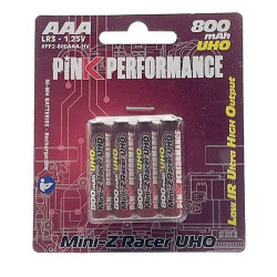 Pink Performance Battery 800 Mah AAA 1.25V UHO (x4) PP2-800AAA-HV