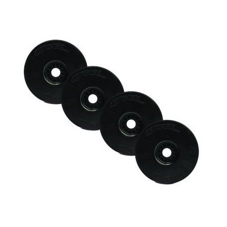 Hot Race Felgen schwarz für 1/8 Buggy Nylon/Carbon